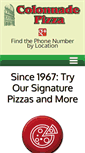 Mobile Screenshot of colonnadepizza.com